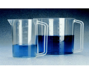 美國(guó)Nalgene 1220 帶柄帶刻度燒杯，高密度聚乙烯
