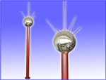 多針球形優(yōu)化避雷針， 球狀型雷電接閃器